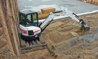 Bild einer Mietmaschine vom Typ 3,5 Tonnen Minibagger | Bobcat E35