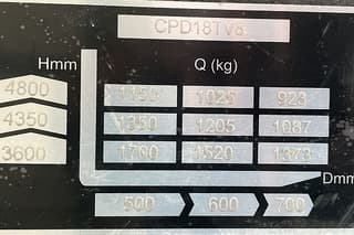 Vorschaubild 1 einer Mietmaschine vom Typ 1,8 Tonnen Elektro Dreirad | EP CPD18TV8 4800 mm