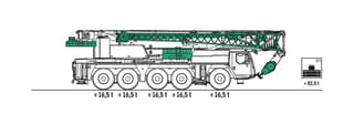 Vorschaubild 4 einer Mietmaschine vom Typ Mobilkran 150 Tonnen | Liebherr LTM 1150 5.3