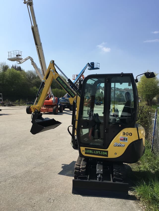 Bild 1 einer Mietmaschine vom Typ 1,8 Tonnen Minibagger | Yanmar SV18