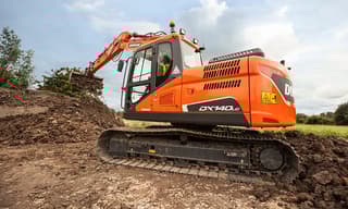 Bild einer Mietmaschine vom Typ 14 Tonnen Kettenbagger | Doosan DX-140LC-5
